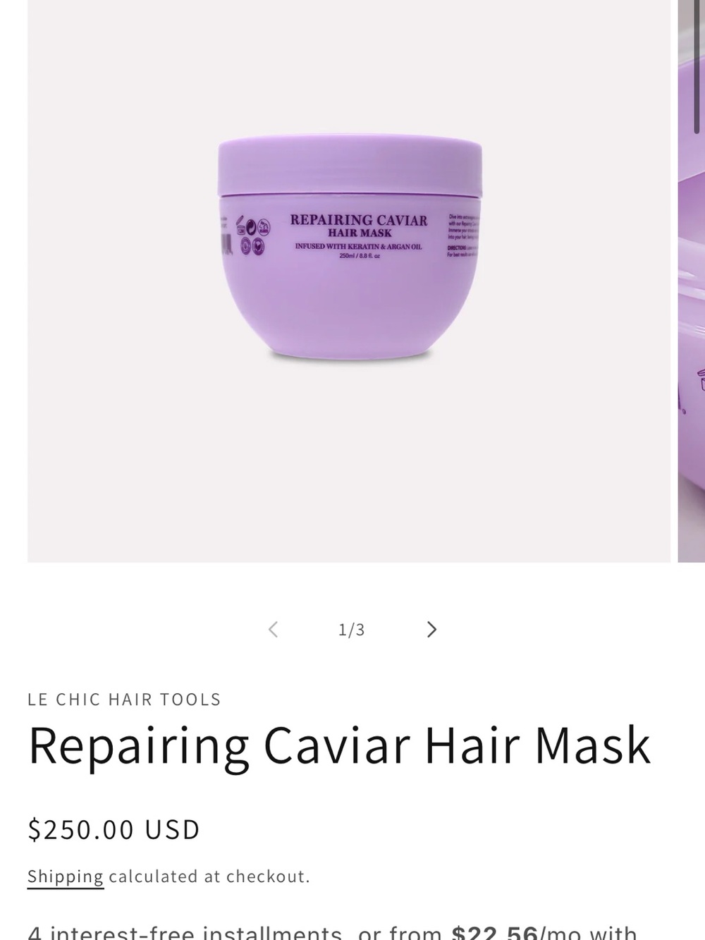 Le Chic Repairing Caviar Hair Mask
